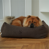Vera Dog Bed | Chestnut Bouclé