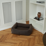 Vera Dog Bed | Chestnut Bouclé