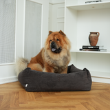 Vera Dog Bed | Dark Oak Corduroy