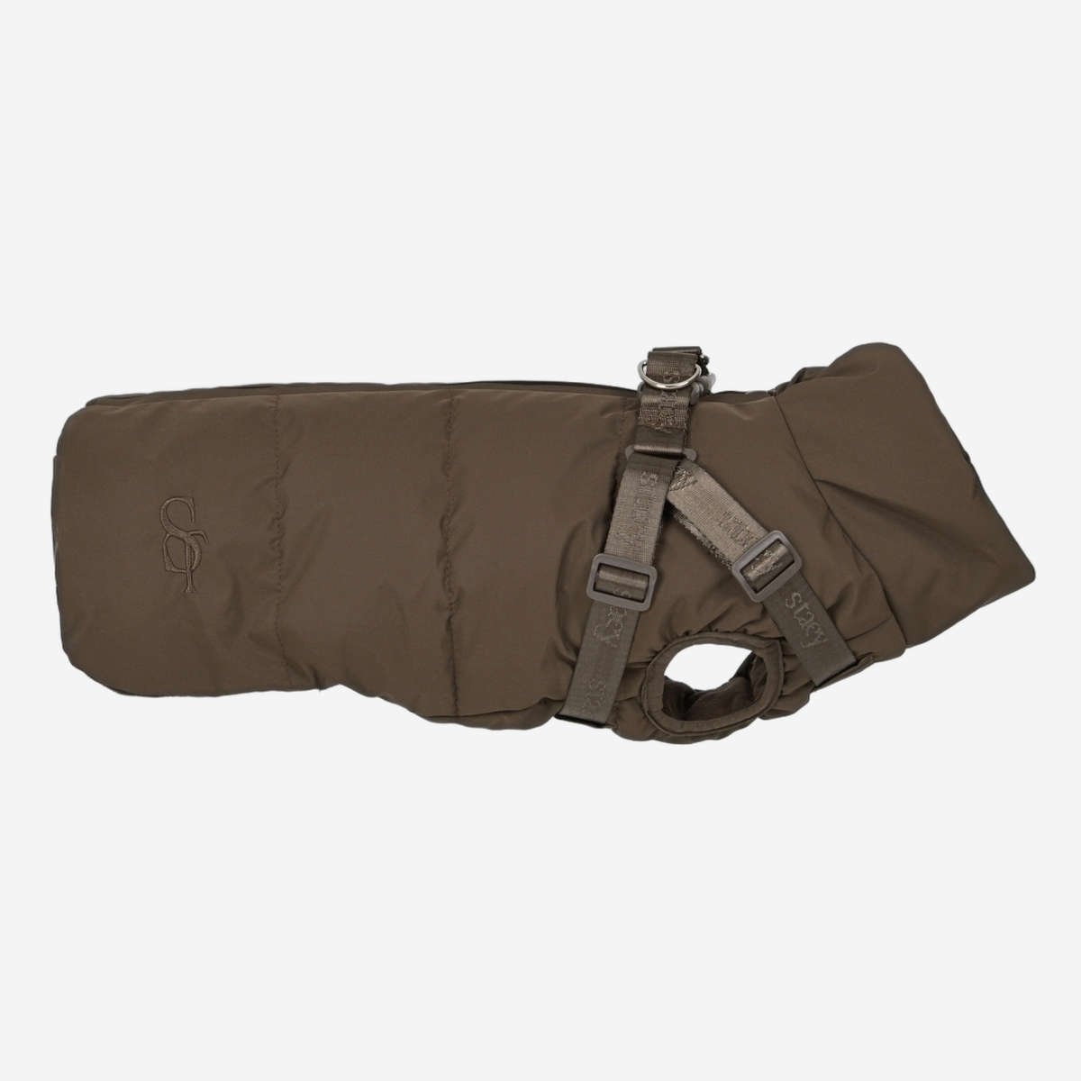 Vera Dog Coat w. Harness | Chestnut